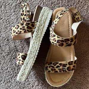 Cheetah sandals